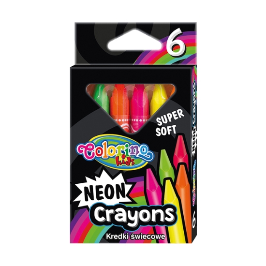 Obrázek Voskovky neonové COLORINO, 6 barev