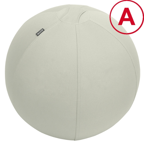 Obrázek Míč gymnastický na sezení Leitz Ergo s těžítkem proti odkutálení 75 cm sv. šedý