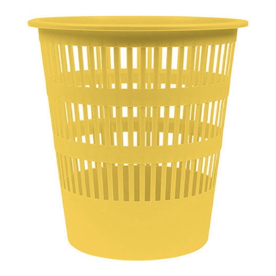 Obrázek Koš odpadkový DONAU Life, 12 l, PP, pastelově žlutý