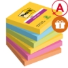 Obrázek Bloček samolepicí Post-it Super Sticky 76 x 76 mm - barvy CARNIVAL / 6 x 90 l