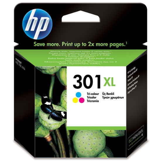 Obrázek HP originální ink CH564EE č.301XL, tricolor