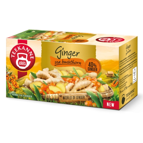 Obrázek Čaj bylinný Ginger sea buckthorn - zázvor s rakytníkem / 20ks