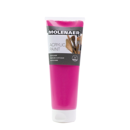Obrázek Barva akrylová Molenaer 250 ml - magenta