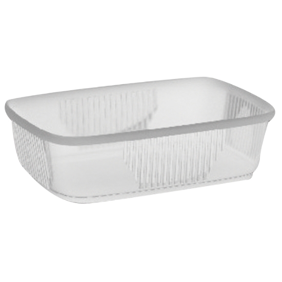 Obrázek Miska hranatá průhledná 250 ml (PP) / 100 ks