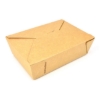 Obrázek EKO menu box psaníčko, kraft, 200 x 140 x 65 mm/25 ks