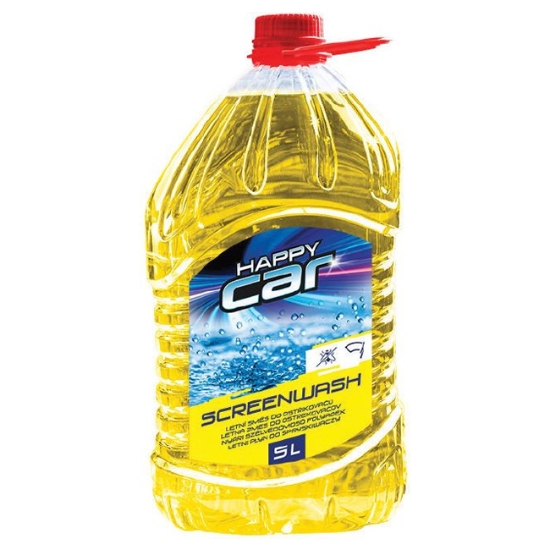 Obrázek Kapalina do ostřikovačů letní Happy Car 5 l