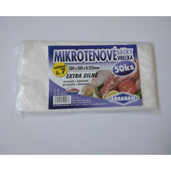Obrázek Sáček v bloku 300x500x0,015 /50  ks