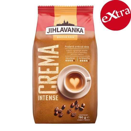 Obrázek Káva zrnková  Jihlavanka zrno Crema Intense 750g