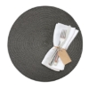 Obrázek Prostírání kulaté KRUH, ø 38 cm - antracitové