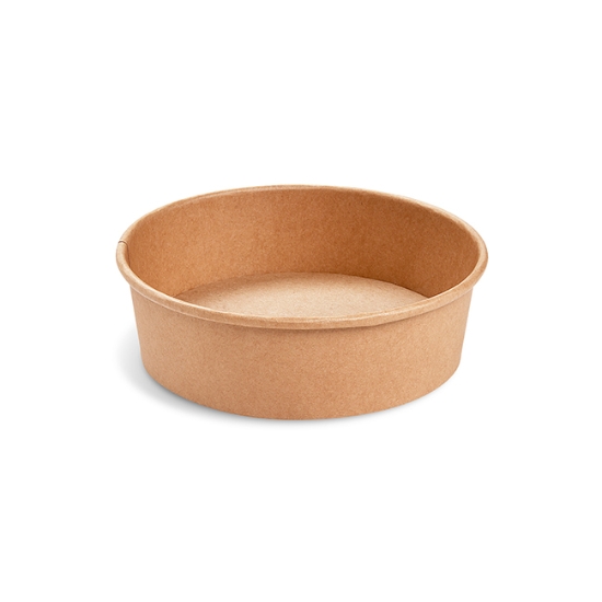 Obrázek Papírová miska (PAP/PE) kraft Ø150mm 500ml [50 ks]