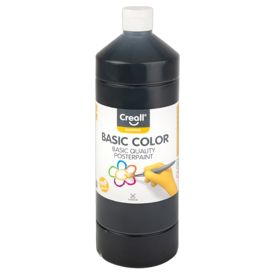 Obrázek Barvy temperové Creall Basic color  - černá