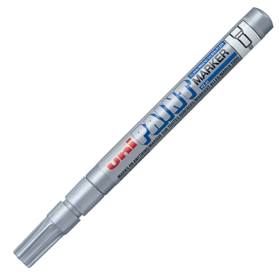 Obrázek Popisovač PX 21 PAINT lakový - stříbrná