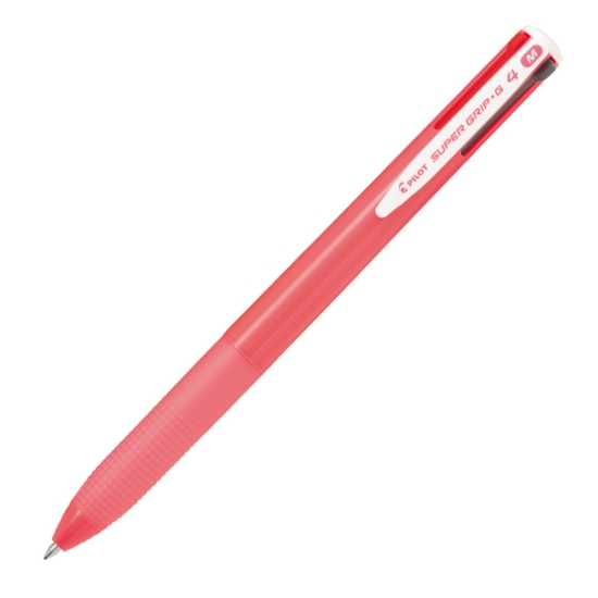 Obrázek Kuličkové pero Pilot Super Grip-G4 4barevka / růžová 