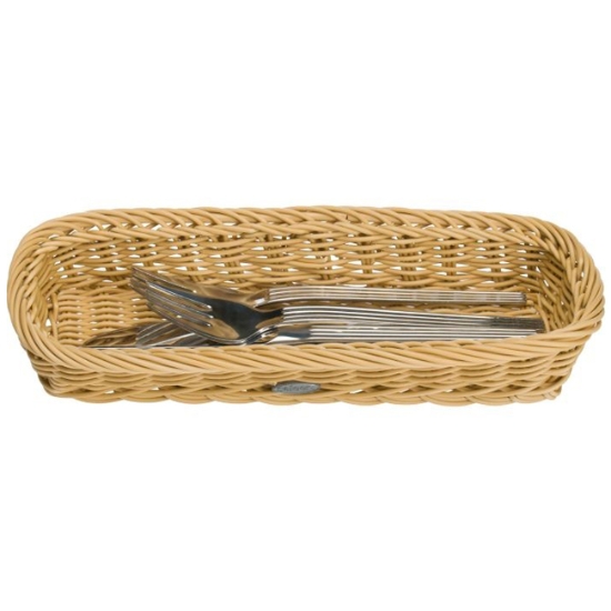 Obrázek Košík na příbory 28 x 11 x 5 cm - světle béžový