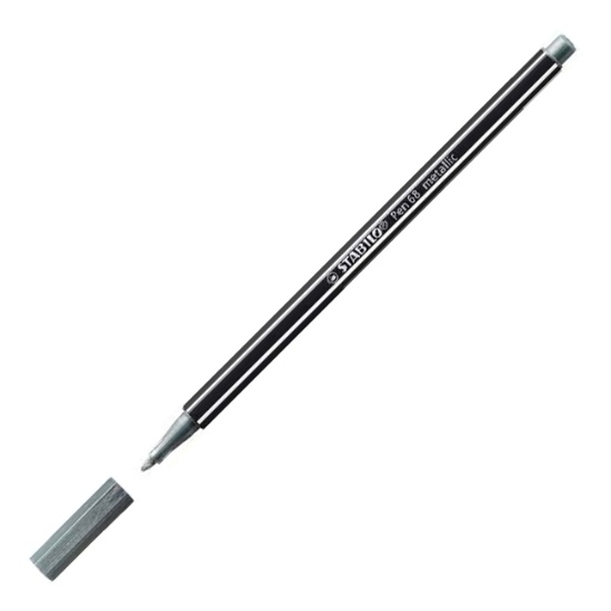 Obrázek Fix STABILO Pen 68 Metallic - stříbrná