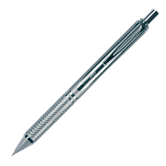 Obrázek Pero kuličkové ENERGEL BL407 (krabička) - stříbrná