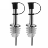 Obrázek Nálevka s víčkem a příchytkou, silikonová INOX STANDARD / 2 ks