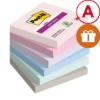 Obrázek Bloček samolepicí Post-it Super Sticky 76 x 76 mm - SOULFUL / 6 x 90 l