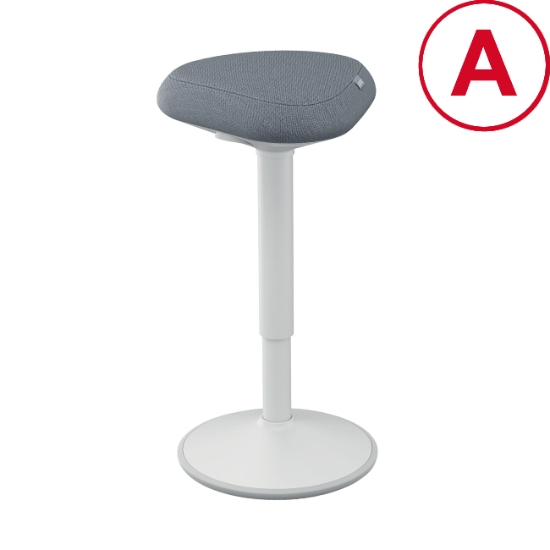 Obrázek Židle ergonomická balanční  pro oporu při stání Leitz Ergo, sv. šedá