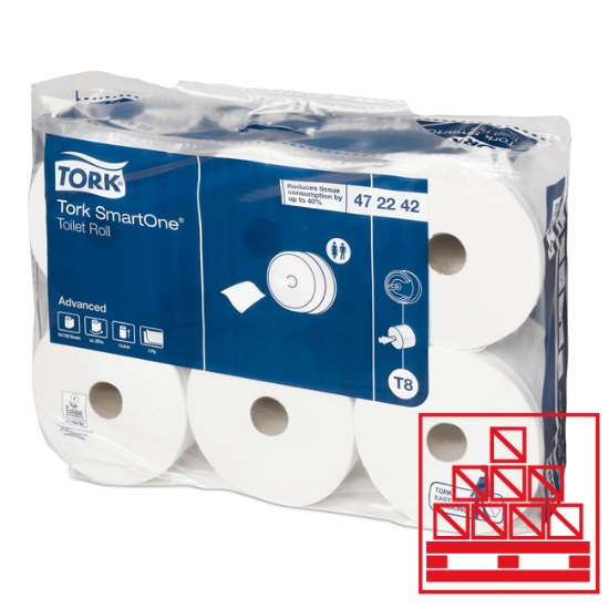 Obrázek Papír toaletní Tork SmartOne 472242/ 64 bal.