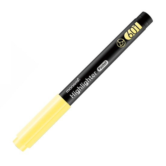 Obrázek Zvýrazňovač MONAMI 601 PASTEL - žlutá 
