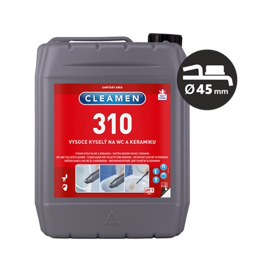 Obrázek CLEAMEN 310 Gelový čistič WC a keramiky 5 l