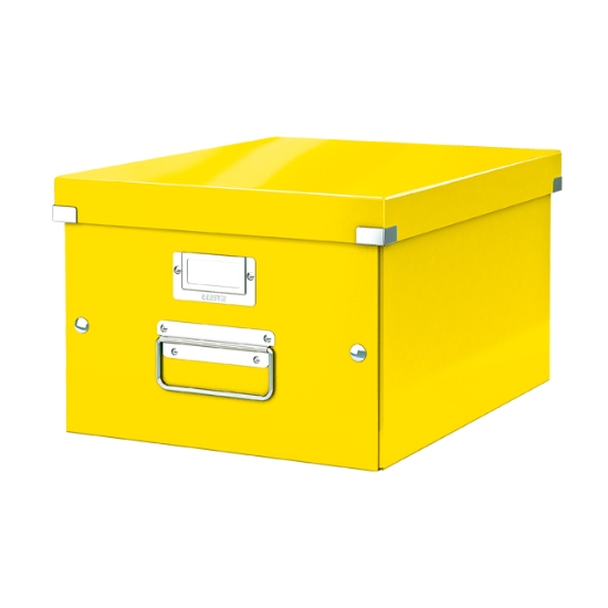 Obrázek Krabice A4 Click & Store - žlutá