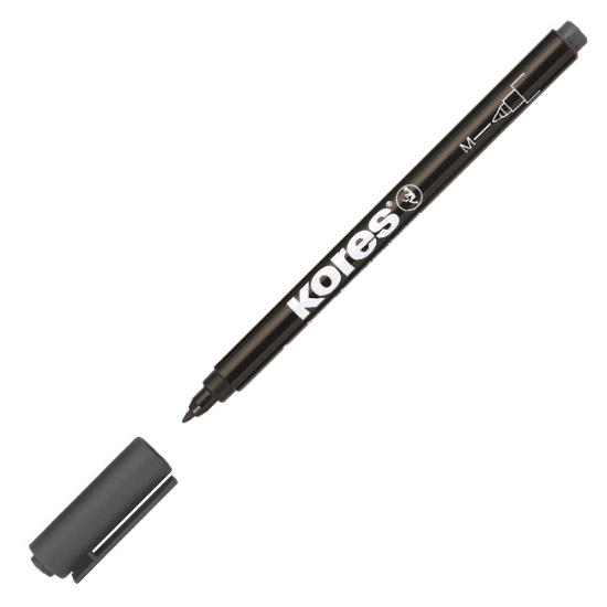 Obrázek Popisovač permanentní Kores K-Marker " M " - černá