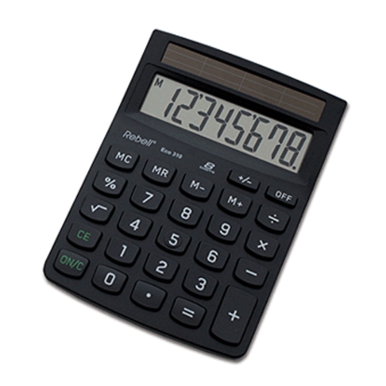 Obrázek Kalkulátor stolní REBELL ECO 310