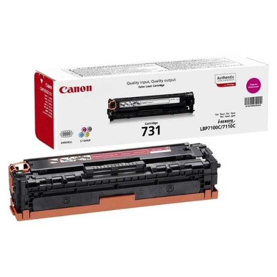Obrázek Canon originální toner CRG731, magenta, 1500str., 6270B002, Canon LBP-7100Cn, 7110Cw, MF 8280Cw