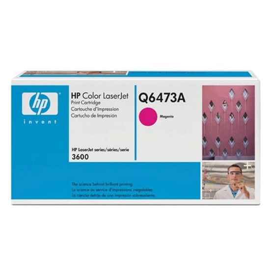 Obrázek HP originální toner Q6473A č. 502A, magenta