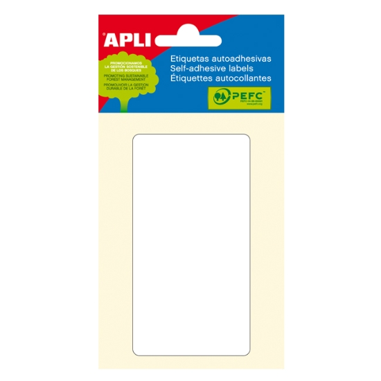 Obrázek Etiketa APLI 53 x 100 mm - bílá / 6 etiket