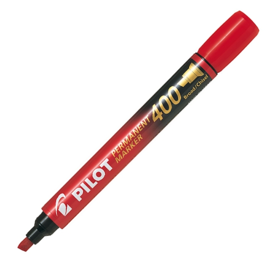 Obrázek Popisovač PILOT permanent marker 400 - červená