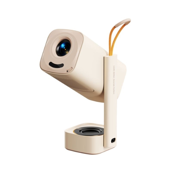 Obrázek Mini projektor YABER T1 Pro, s otočným stojanem, Full HD 1080P - krémová