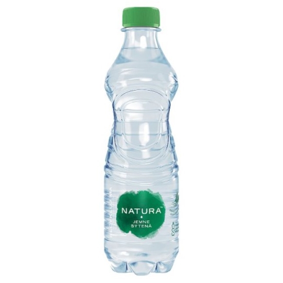 Obrázek Natura Pramenitá voda jemne sýtená 0,5 l / 12 ks