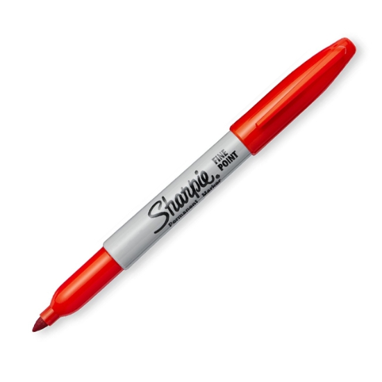 Obrázek Popisovač Sharpie Fine - červená