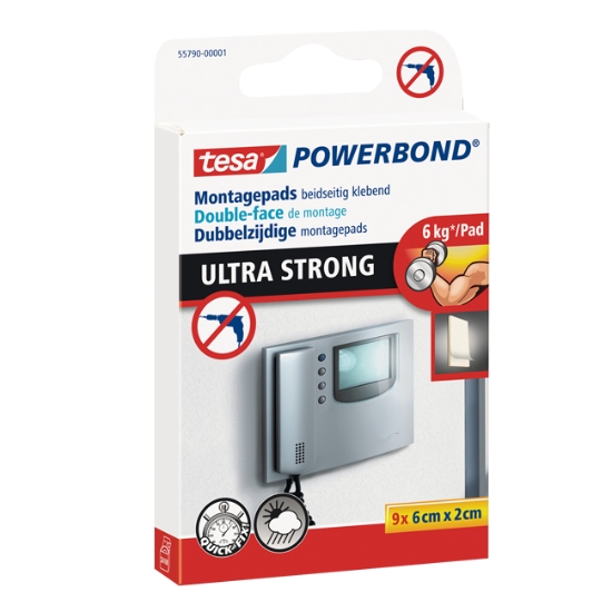 Obrázek Proužky montážní TESA ULTRA STRONG / 9 ks