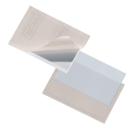 Obrázek Samolepící kapsa na vizitky POCKETFIX 57x90 mm čirá /100ks