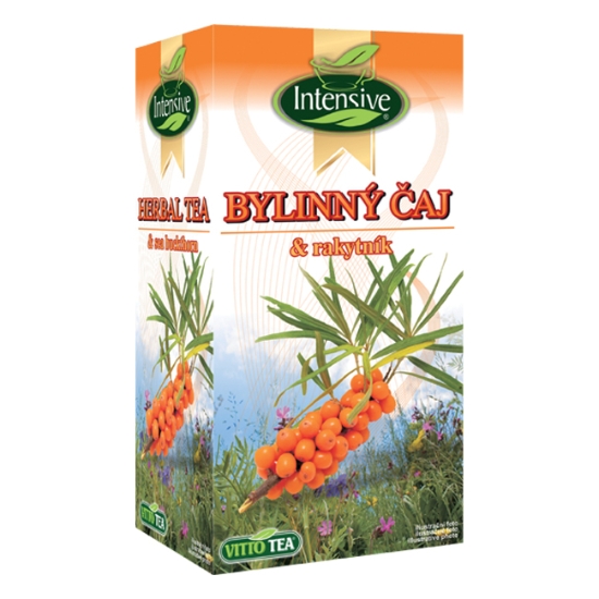 Obrázek Čaj Vitto Tea Intensive bylinný čaj & rakytník / 20 sáčků