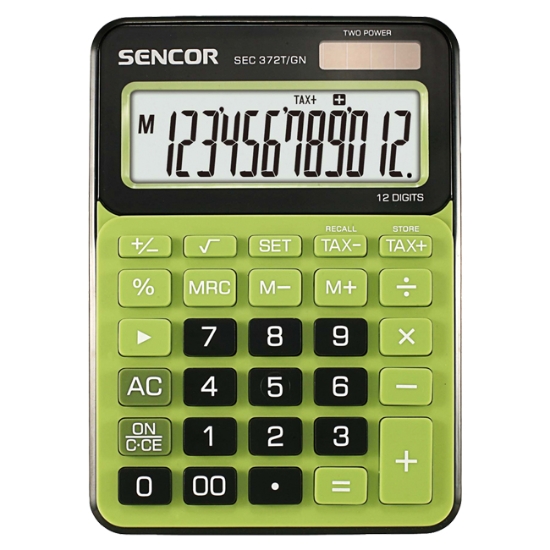 Obrázek Kalkulačka SENCOR SEC 372 - zelená