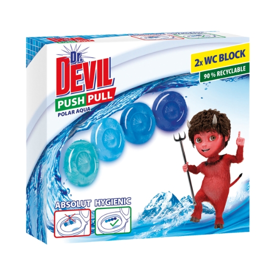 Obrázek Dr.Devil push pull Polar Aqua 2x20g