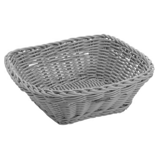 Obrázek Košík čtvercový COOLORISTA 19 x 19 x 7,5 cm - šedý