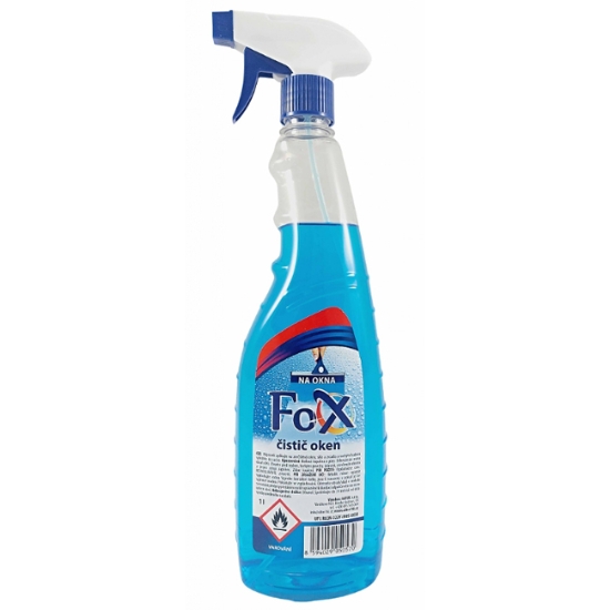 Obrázek Čistič skel s rozprašovačem FOX, 1l