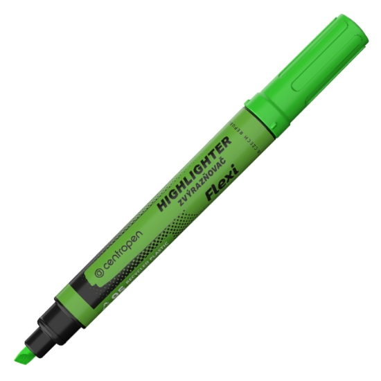 Obrázek Centropen Highlighter Flexi 8542 - zelená