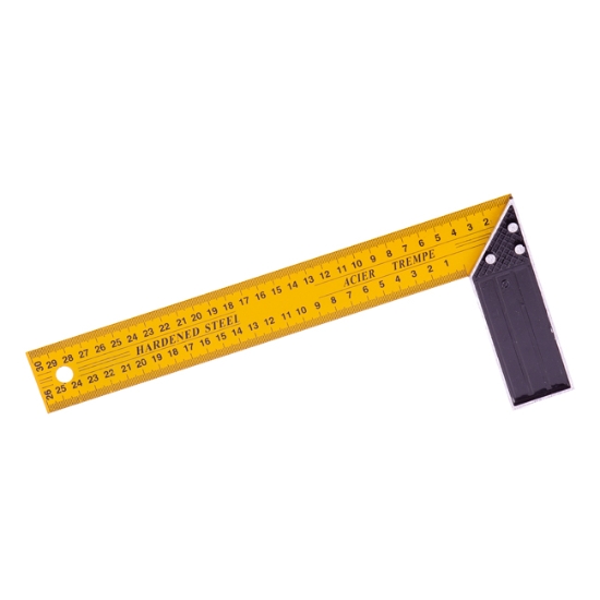 Obrázek Úhelník ocel žlutý 30cm