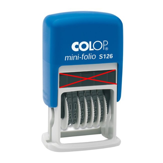 Obrázek Číslovačka bez polštářku Mini Folio S 126