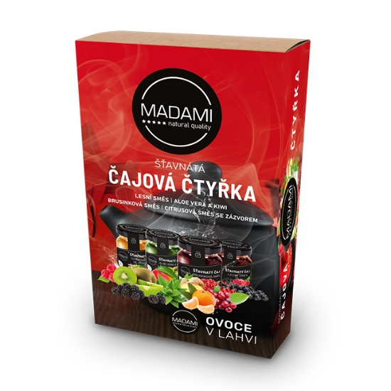 Obrázek Krabička se šťavnatými čaji, Čajová čtyřka