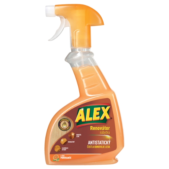 Obrázek Prostředek na nábytek ALEX renovátor sprej 375 ml 
