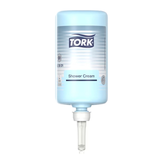 Obrázek Mýdlo tekuté TORK Premium sprchový gel 1000 ml - modrá