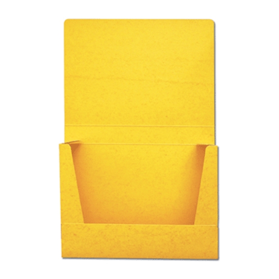 Obrázek Box prešpánový A4 4 cm s gumičkou - žlutá